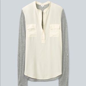 Aritzia Babaton Julien Blouse.